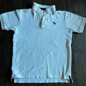 Abercrombie White collar Shirt Size Medium